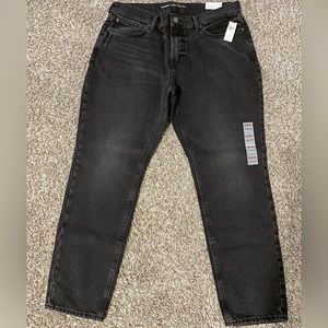 Old Navy Original Straight Taper Non-Stretch Black Jeans